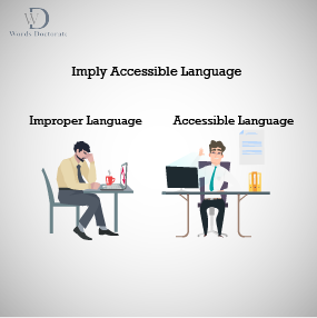 Step 6 - Imply Accessible Language